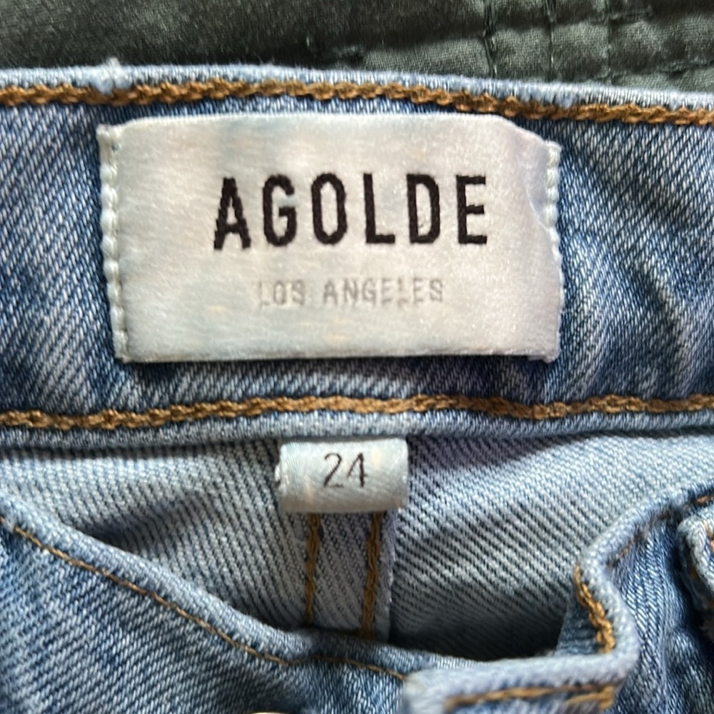 AGOLDE Riley High Rise Straight Crop Jeans - Picture 4 of 5